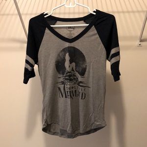 Womens medium The Little Mermaid short sleeve shirt from Disney